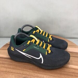 Nike Air Zoom Pegasus 40 Green Bay Packers Mens Size 7 Womens 8.5 Shoes